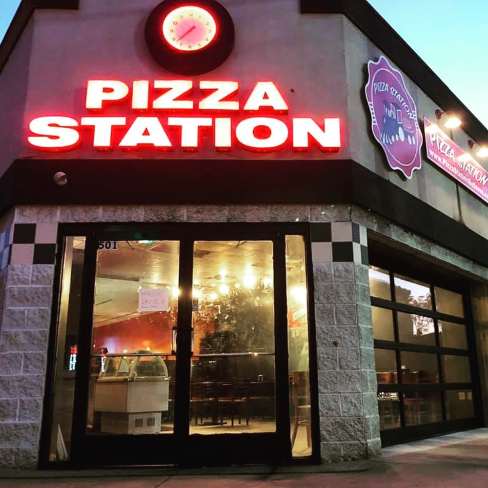 All Aboard Pizza Station!