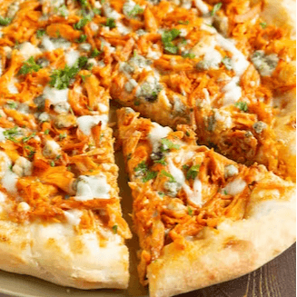 Buffalo Chicken Pizza (Medium Sicilian 14" -8 Slices)