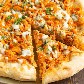 Buffalo Chicken Pizza (Large Deep Dish 14" 8 Slices)